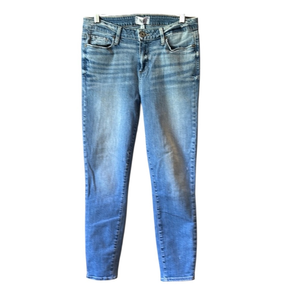 PAIGE Verdugo Crop Distressed Jean size 30